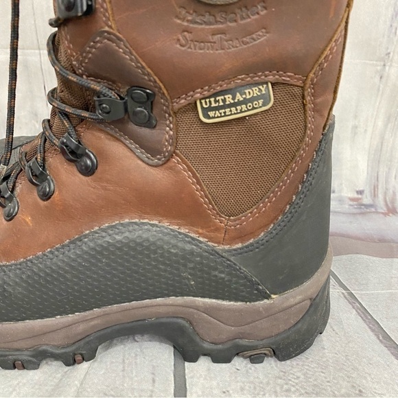 Irish Setter Red Wing Women Size 7 Snow Tracker Thinsulate 1000GRAM  Brown Boots - Picture 9 of 16